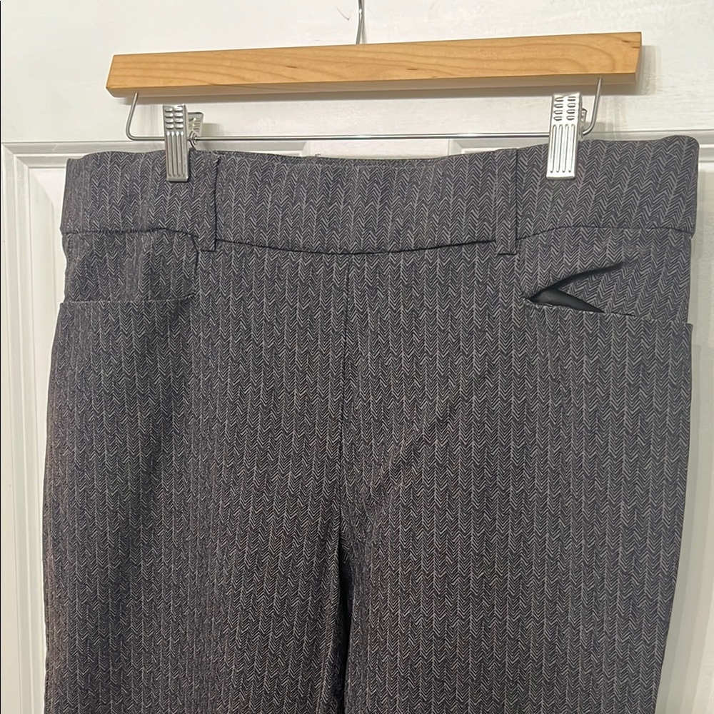 Gray Patterned Trousers